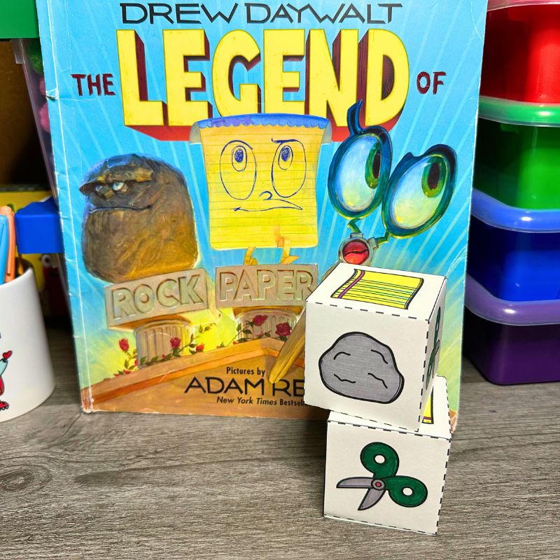 The Legend of Rock, Paper, Scissors Read Aloud K-5 STEM Challenge Game — preview 2