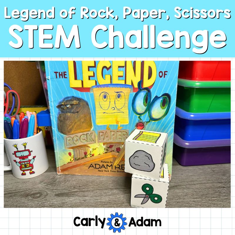 The Legend of Rock, Paper, Scissors Read Aloud K-5 STEM Challenge Game — preview 1
