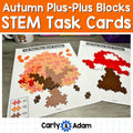 Autumn Plus Plus Blocks Lesson, Fall Small Group Activity, K-5 STEM Activities — preview 1