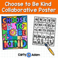 Choose to Be Kind Collaborative Poster STEM Classroom Bulletin Board — preview 1