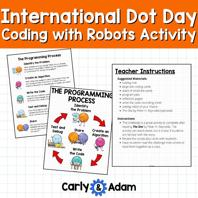 International Dot Day Coding Activity with Robots, Robotics — preview 3