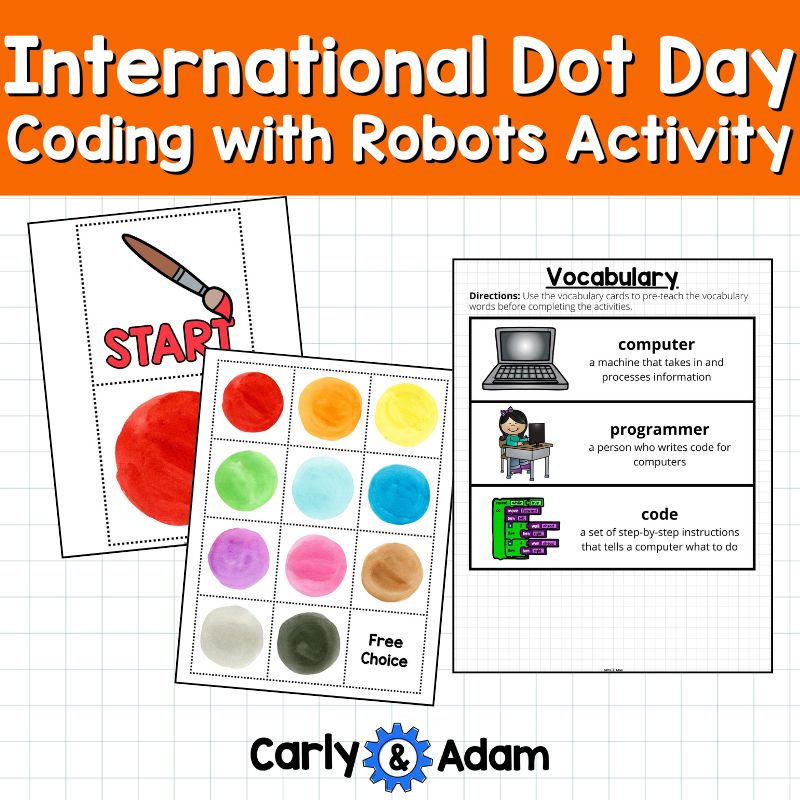 International Dot Day Coding Activity with Robots, Robotics — preview 4