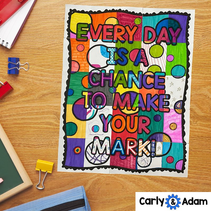 Dot Day Collaborative Poster The Dot Book by Peter Reynolds Activity — preview 3
