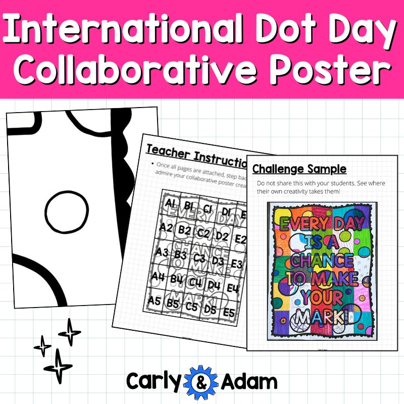 Dot Day Collaborative Poster The Dot Book by Peter Reynolds Activity — preview 5