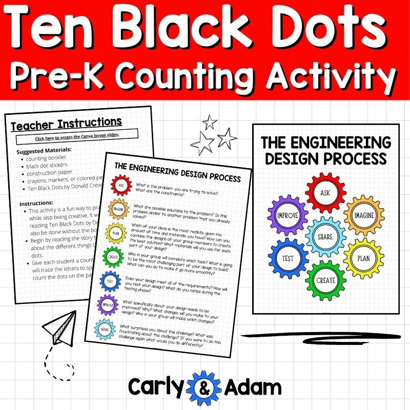 Ten Black Dots Pre-K International Dot Day Counting Activity — preview 6