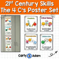21st Century Skills Poster Set - The 4 C's STEM Decor Pack — preview 1