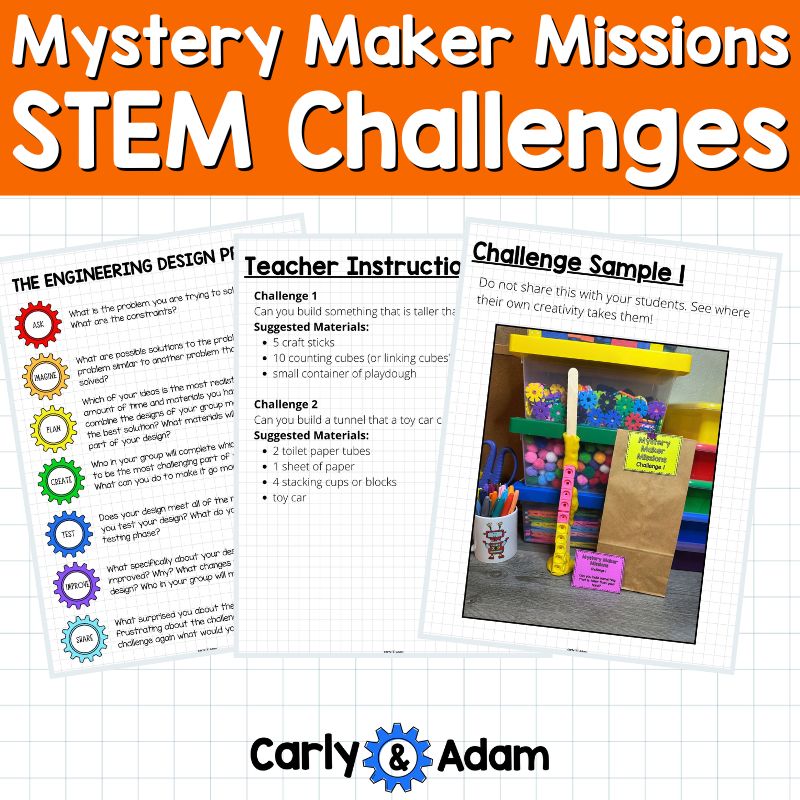 Mystery Maker Missions - Back to School STEM Challenges and Activities — preview 4