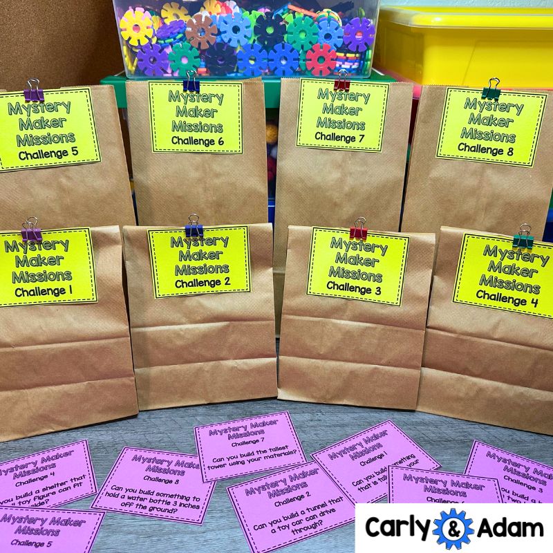 Mystery Maker Missions - Back to School STEM Challenges and Activities — preview 5
