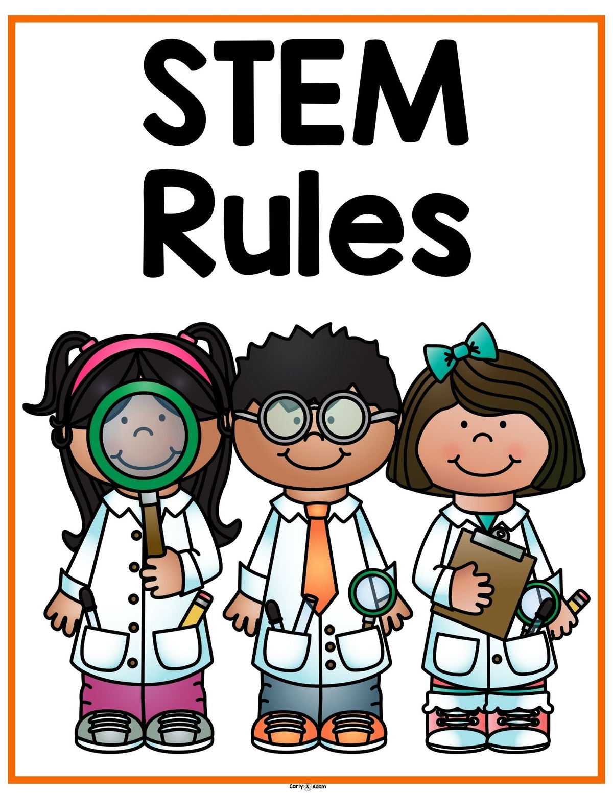 STEAM / STEM Rules Poster Set and Puzzle Activity Teamwork Classroom Decor — preview 8