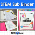 Elementary STEM Sub Binder Lesson Plan Organization — preview 1