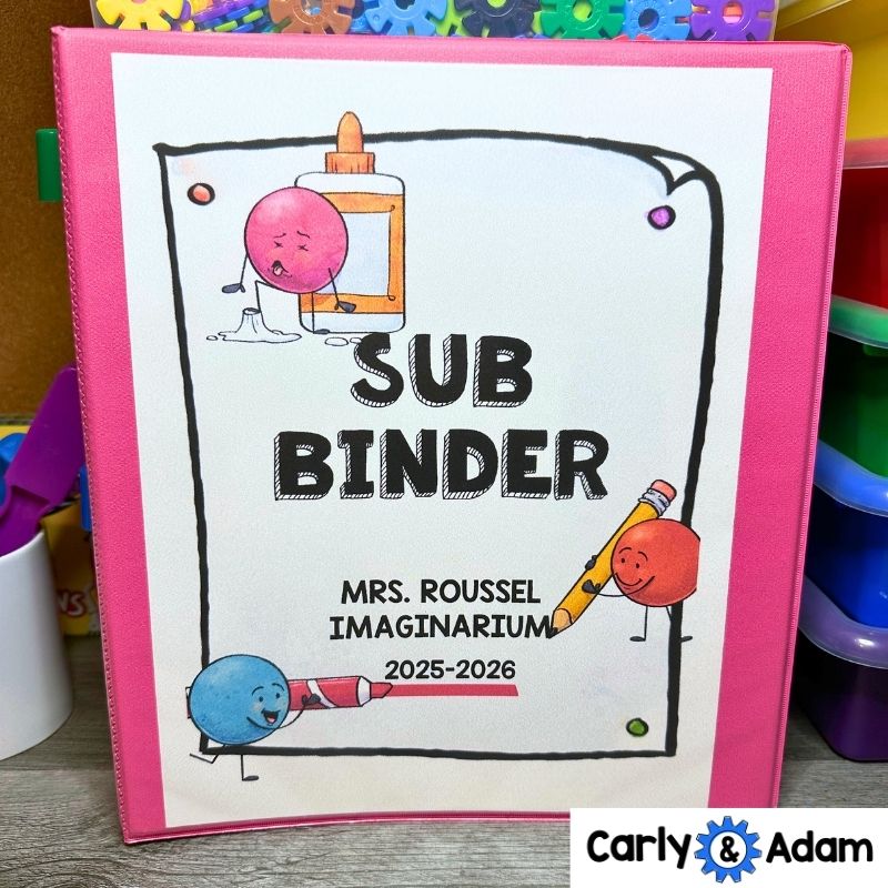 Elementary STEM Sub Binder Lesson Plan Organization — preview 5