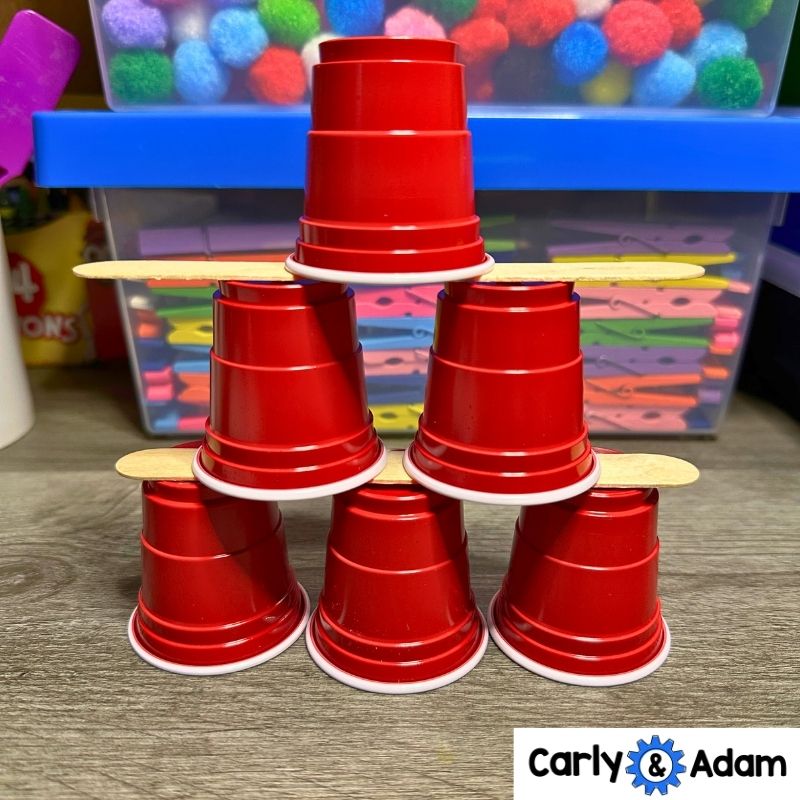 Pre-K STEM Sub Plans Build a Tower STEM Challenge — preview 3
