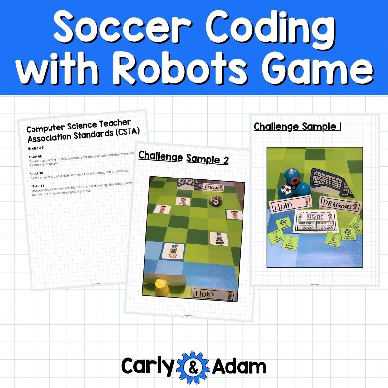 Soccer Coding Game, Vocabulary, Robot, Computers, Robotics, Dash Robots — preview 6