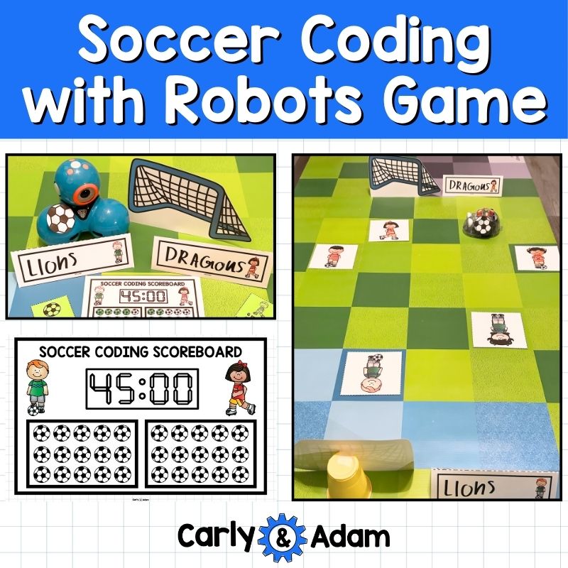 Soccer Coding Game, Vocabulary, Robot, Computers, Robotics, Dash Robots — preview 1