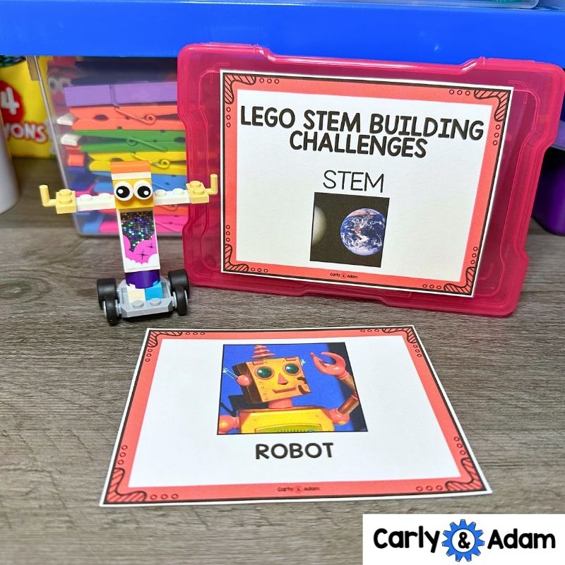 NO PREP LEGO Task Cards Science, STEM, Early Finishers, Makerspace Bins — preview 4