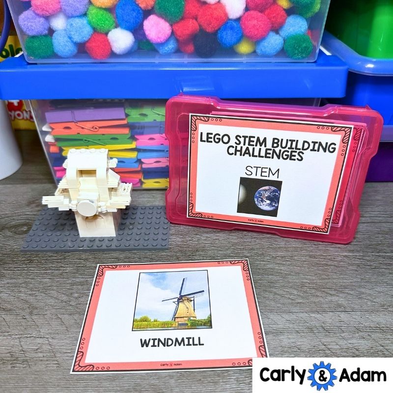 NO PREP LEGO Task Cards Science, STEM, Early Finishers, Makerspace Bins — preview 6