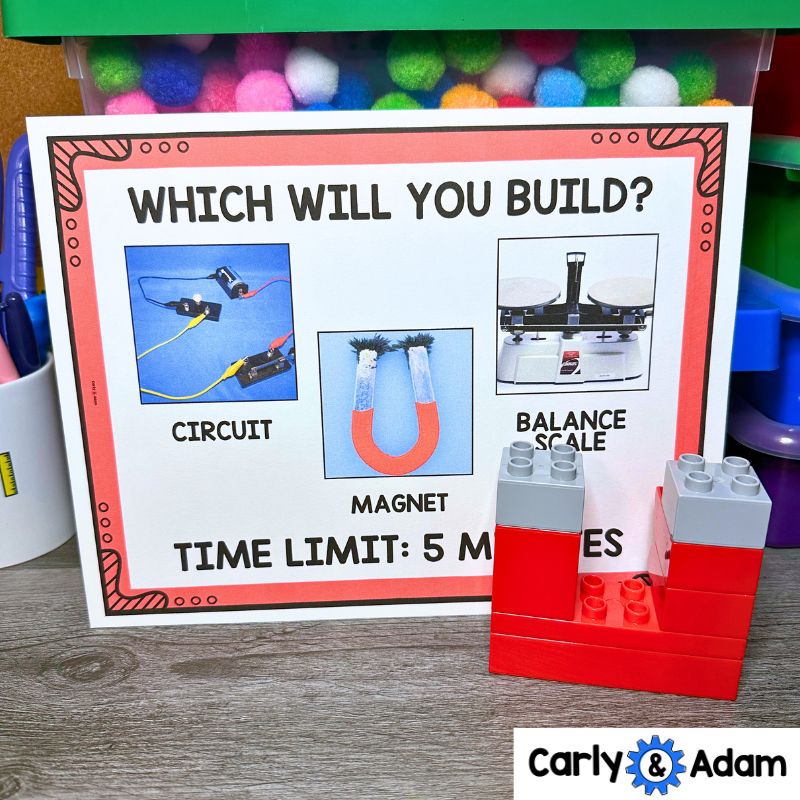 NO PREP LEGO Task Cards Science, STEM, Early Finishers, Makerspace Bins — preview 8