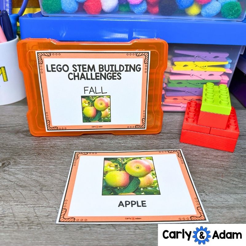 NO PREP Fall/Autumn STEM Task Cards, Engineering Activities, Timed Lessons — preview 6
