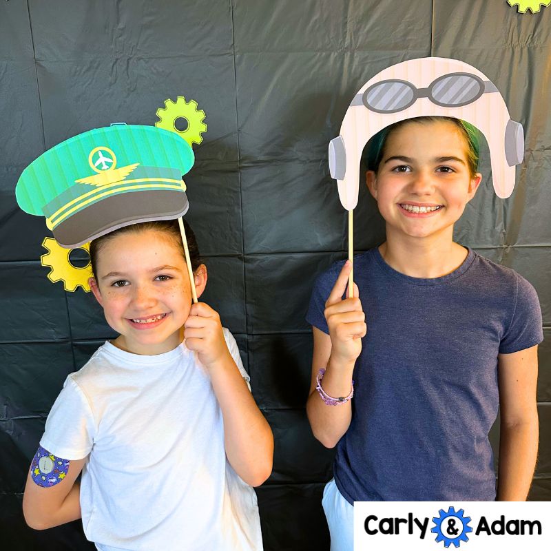 Family STEM Night Photo Booth Props and STEM Decor Craft — preview 7