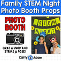 Family STEM Night Photo Booth Props and STEM Decor Craft — preview 1