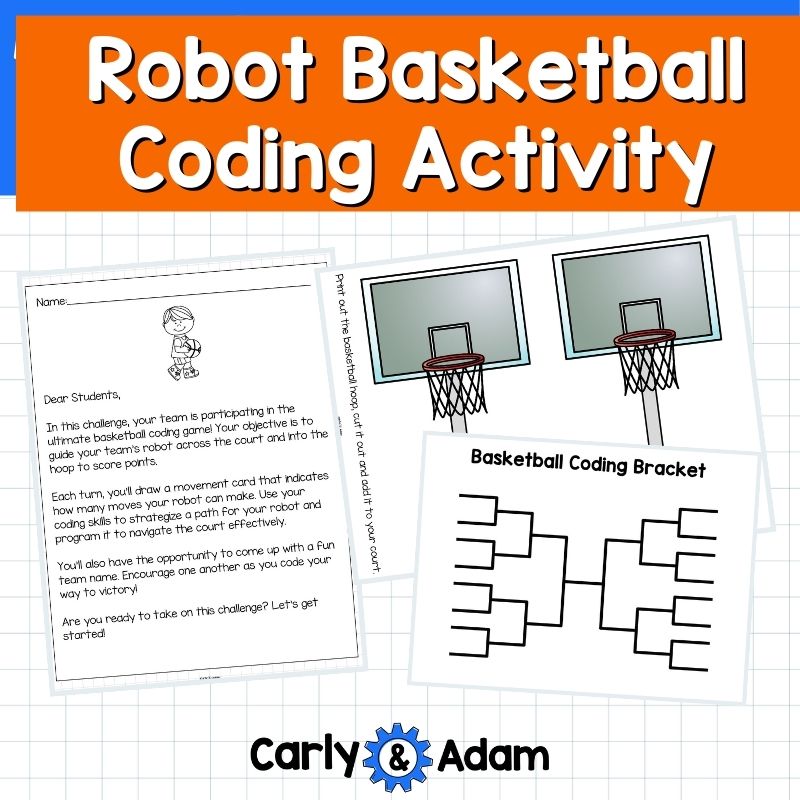 March Madness Basketball Coding with Robots Activity — preview 3