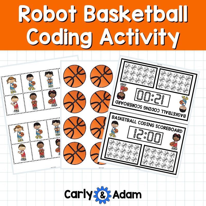 March Madness Basketball Coding with Robots Activity — preview 7