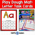 Letters Task Cards Alphabet Playdough Mats, Playdoh, Play Doh, Play Dough — preview 1
