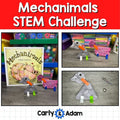 Mechanimals Read Aloud STEM Lesson Robot Animals STEM Activity / Challenge — preview 1