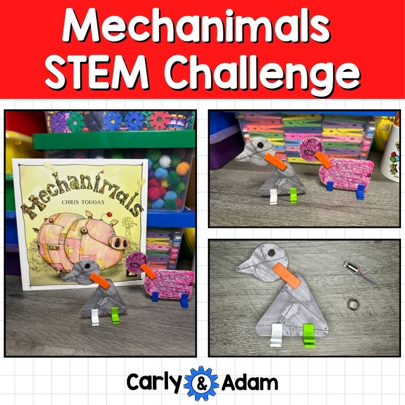 Mechanimals Read Aloud STEM Lesson Robot Animals STEM Activity / Challenge — preview 1