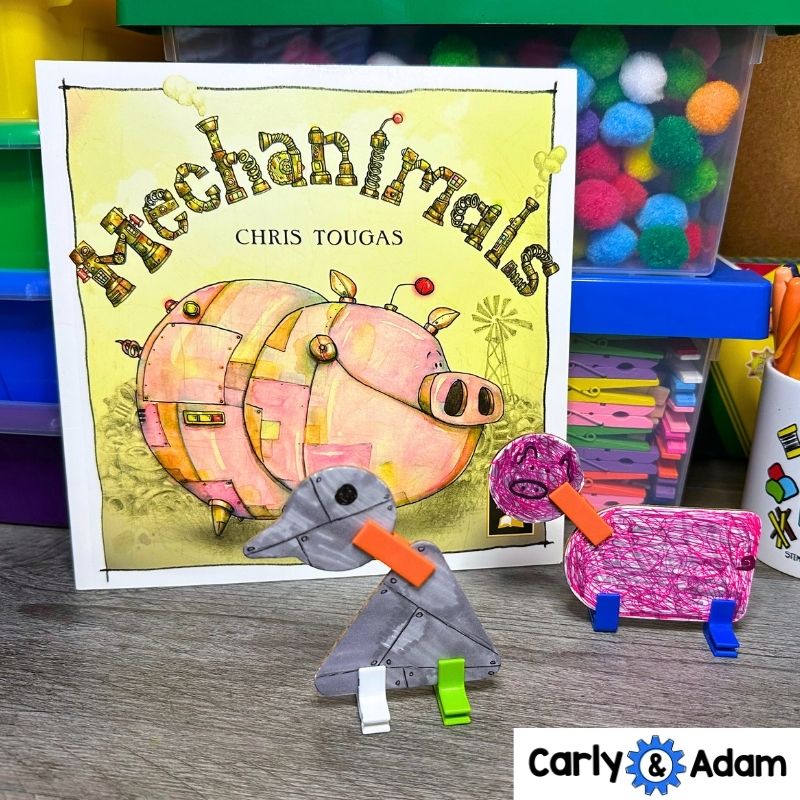 Mechanimals Read Aloud STEM Lesson Robot Animals STEM Activity / Challenge — preview 3