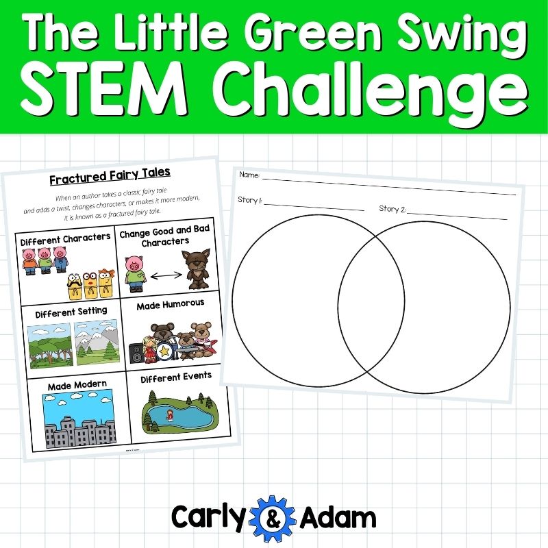 The Little Green Swing Lesson Plan Fractured Fairy Tale STEM Activity — preview 8