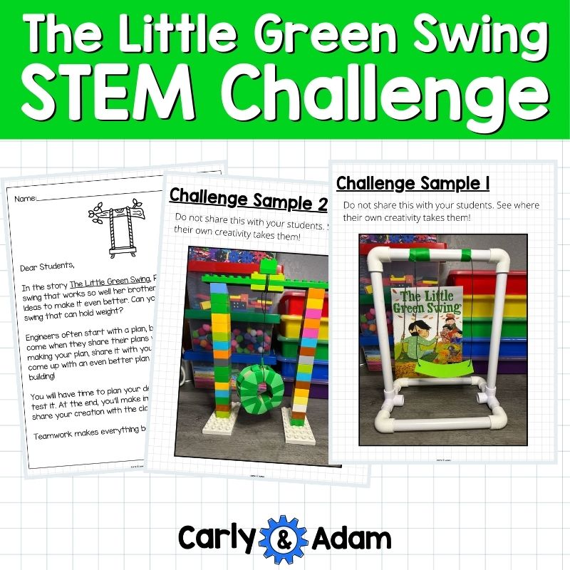 The Little Green Swing Lesson Plan Fractured Fairy Tale STEM Activity — preview 9