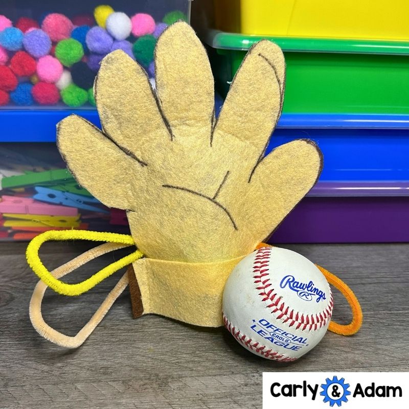 Black History Month Jackie Robinson Baseball STEM Activity Glove Maker — preview 3