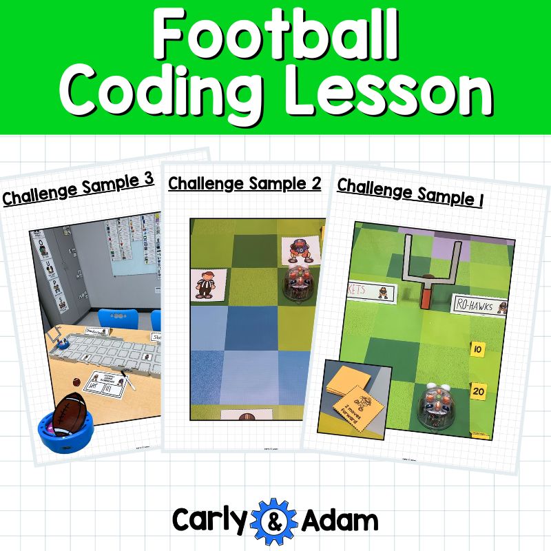 Football Coding Lesson Plan Code a Football Game Activity — preview 5