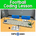Football Coding Lesson Plan Code a Football Game Activity — preview 1
