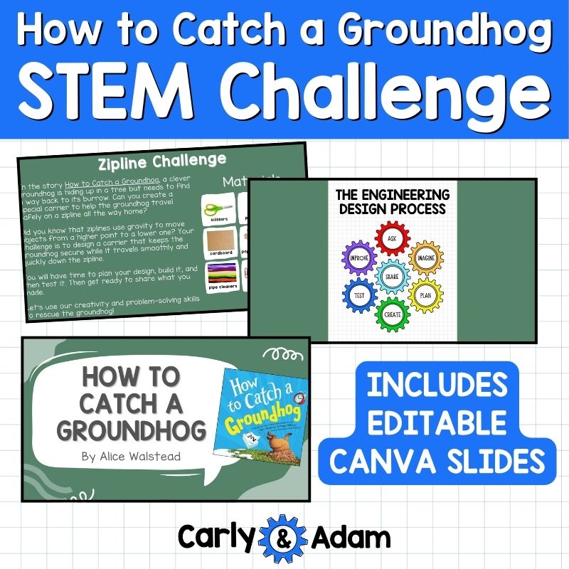 Groundhog Day STEM Activity How to Catch a Groundhog Read Aloud Lesson — preview 3