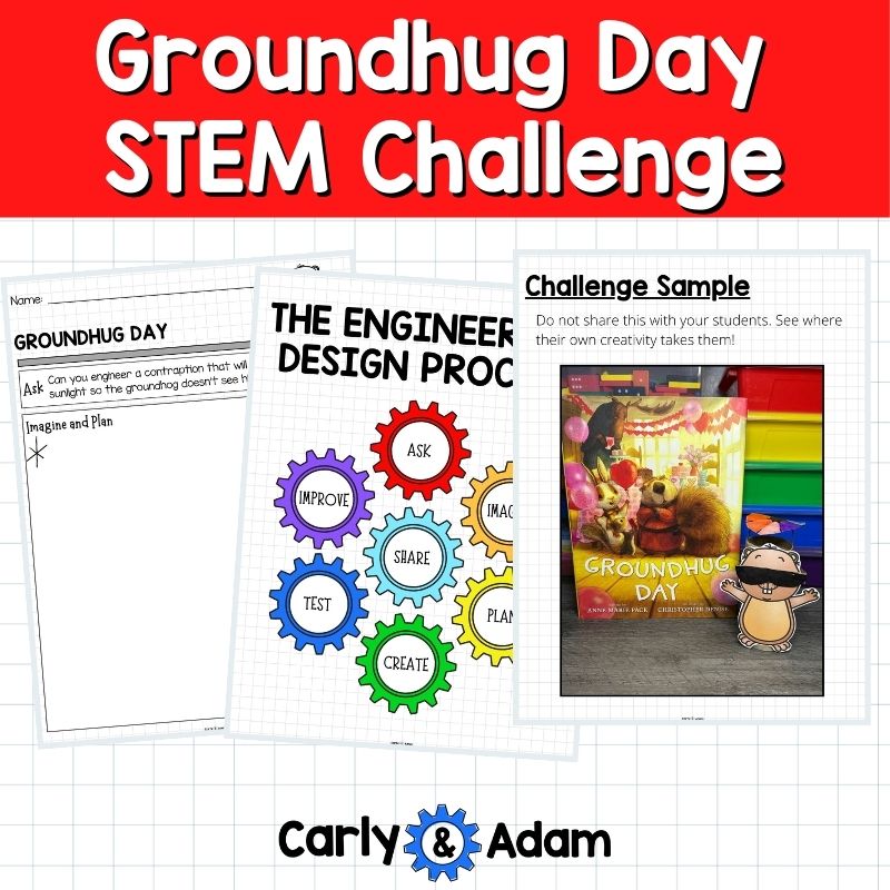 Groundhog Day STEM Activity Groundhug Day Read Aloud Lesson — preview 6