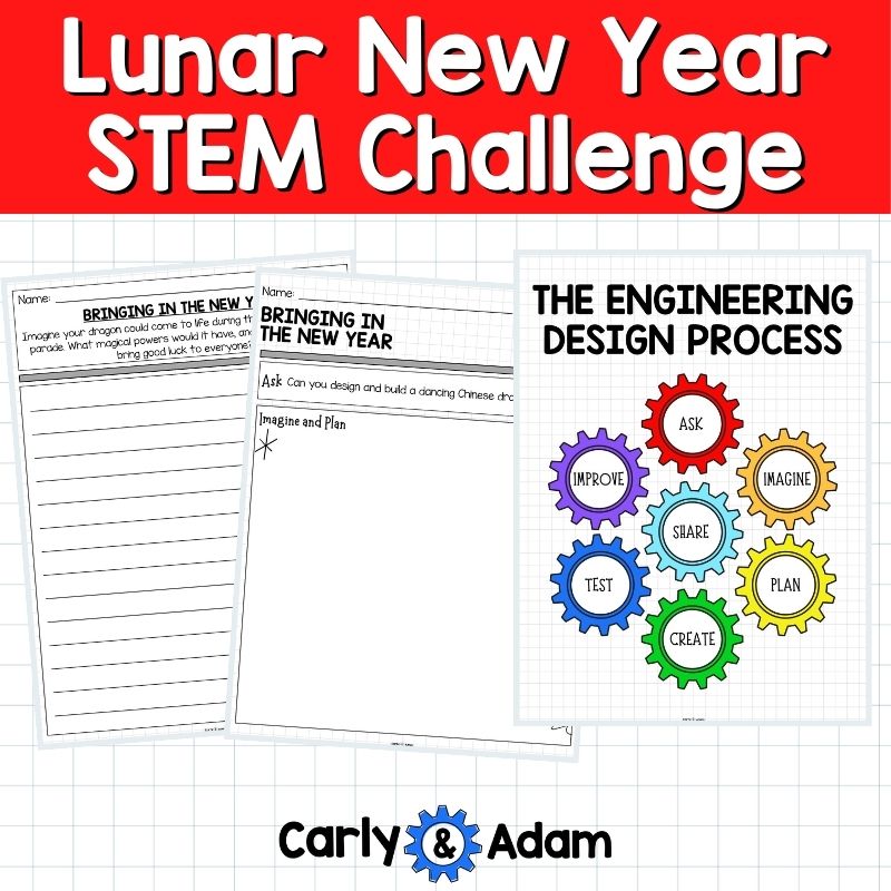 Chinese Lunar New Year Dragon STEM Activity Bringing in the New Year Lesson — preview 8