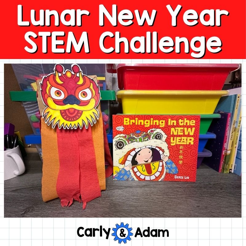 Chinese Lunar New Year Dragon STEM Activity Bringing in the New Year Lesson — preview 1