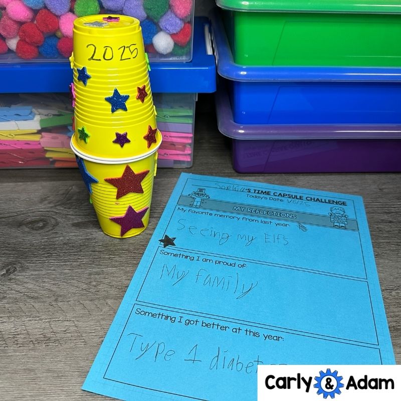 New Years Time Capsule STEM Activity Squirrel's New Years Resolution Lesson — preview 3