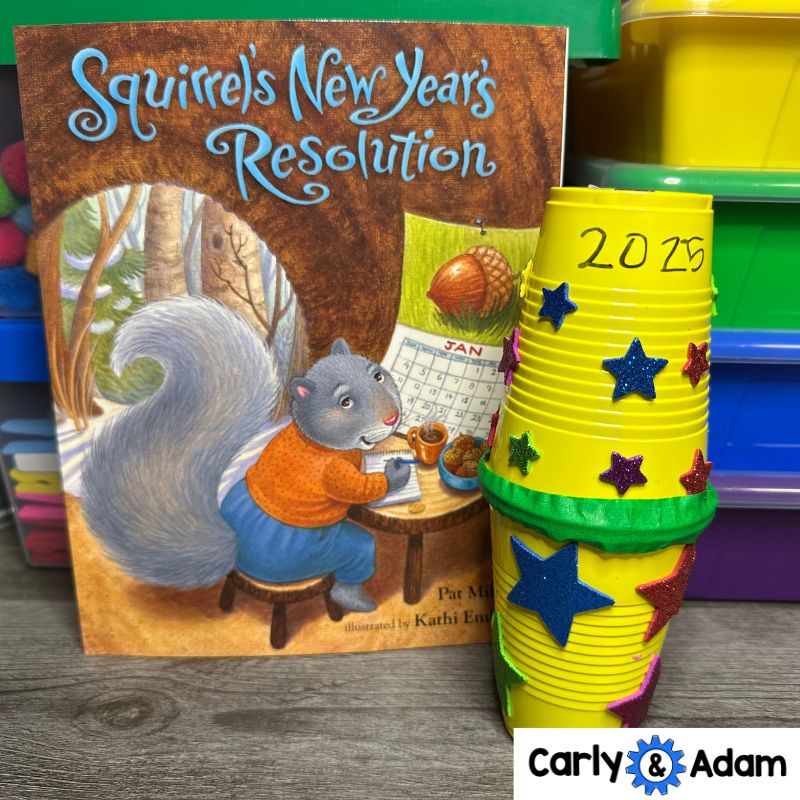 New Years Time Capsule STEM Activity Squirrel's New Years Resolution Lesson — preview 7