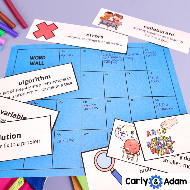 Technology Word Wall, Digital Citizenship, Data Literacy, Computational Thinking — preview 5