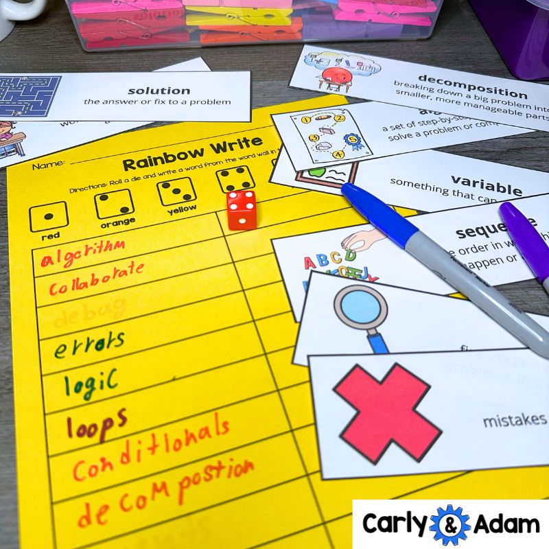 Technology Word Wall, Digital Citizenship, Data Literacy, Computational Thinking — preview 6