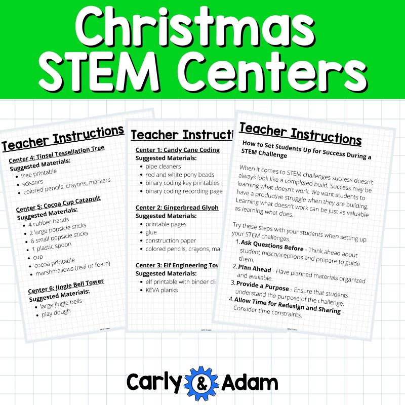Symbols of Christmas STEM Centers and Activities Craft Lesson Plans — preview 4
