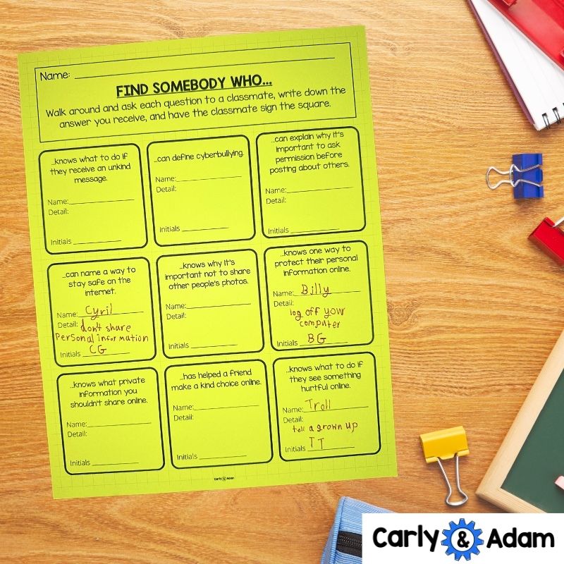 4th Grade Digital Citizenship Activity Online Safety Lesson Plan Troll Stinks — preview 2