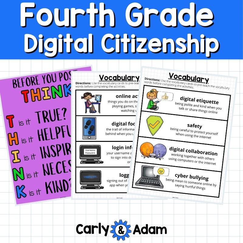 4th Grade Digital Citizenship Activity Online Safety Lesson Plan Troll Stinks — preview 4