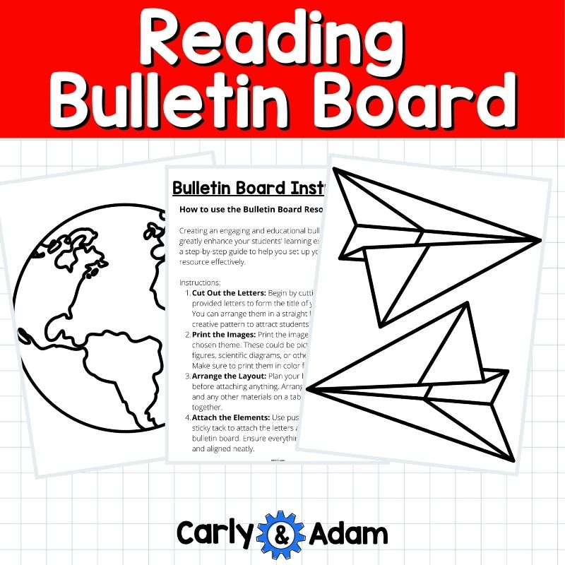 Library Bulletin Board Classroom Decor Reading Will Take You Everywhere — preview 4