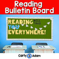Library Bulletin Board Classroom Decor Reading Will Take You Everywhere — preview 1
