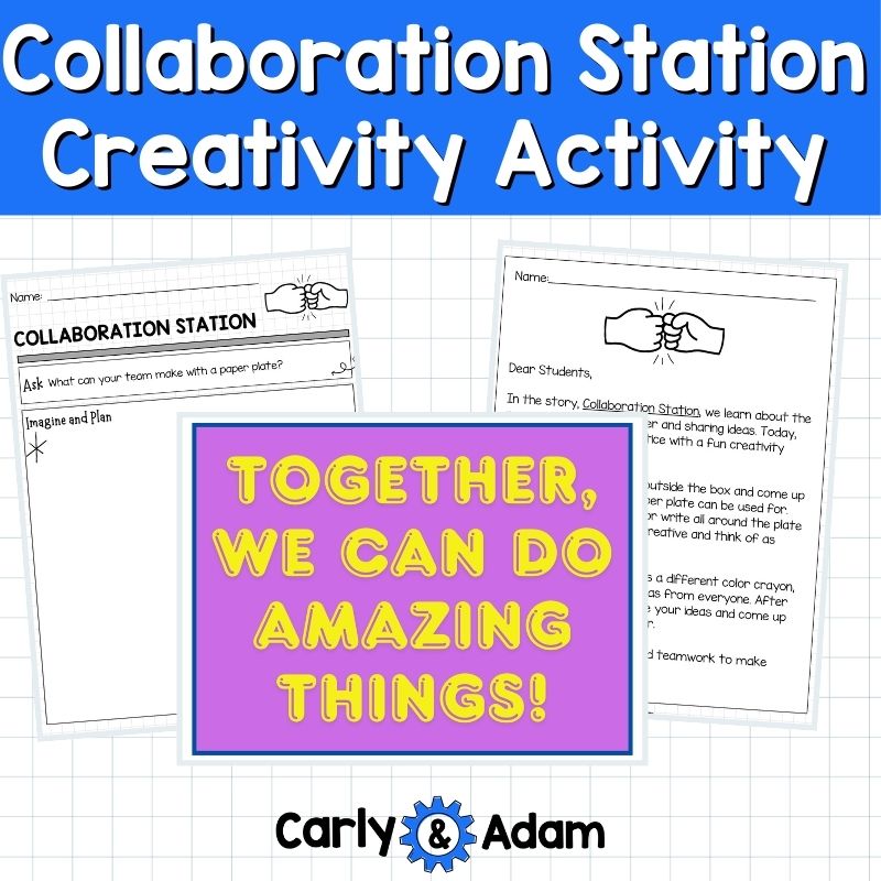 Collaboration Station Teamwork STEM and Creativity Challenge Morning Work — preview 3