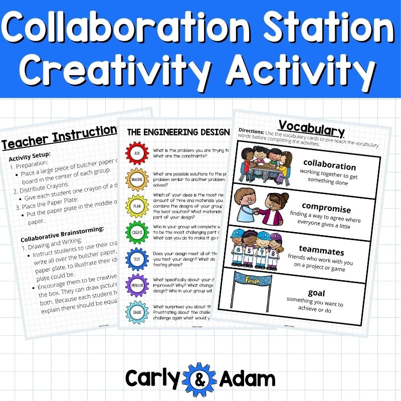 Collaboration Station Teamwork STEM and Creativity Challenge Morning Work — preview 4